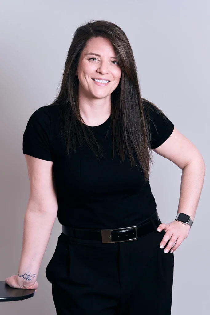 Portrait de femme en studio